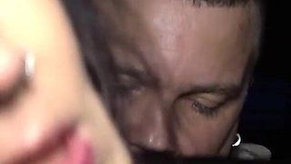 Amateur French Teen in Stockings Got to Suck Cock