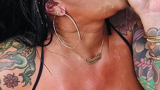 Connie Perignon 7-on-1 Blowbang Featuring Chocolate God, Christian Clay, Jonni Darkko, Milan, Ray Black, Scotty P, Slim Poke