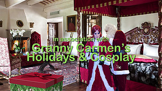 Granny Carmen's Cunning Christmas Creampie in July 24 2024 CAMS156M