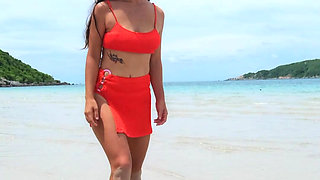 Beauty Bikini and Hot Chill on the Beach