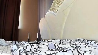Solo ladyboy masturbation
