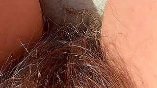 Trimming My Bush and Leg Hair Closeup