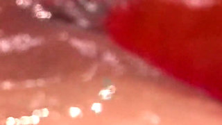 Her Boobs Are Groped and She Cums with a Vibrator