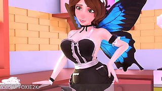 Foxie2k's animated fairy gives my dick a magical blessing
