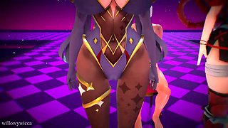 3D mmd by willowywicca