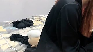 Japanese teen hello mikity toyed and facialized