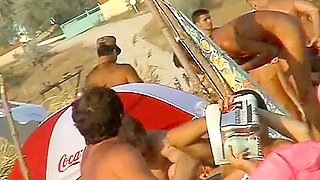 Real amateur beach nudist vid