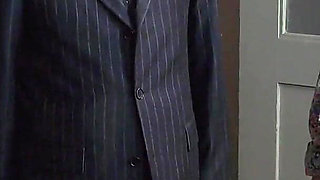 Maid Judith Swings Her Saggy Tits and Gets Spanked for It