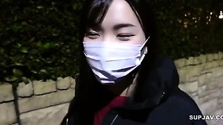 Amateur skater girl outdoor in public fucking for money