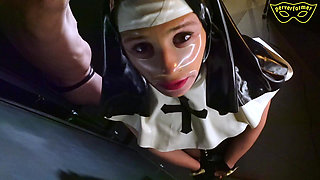 Prisoner in the Monastery Gets Whipped by the Nun