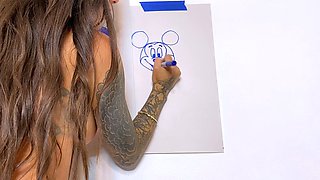 Brunette babe chelsea french solo masturbation