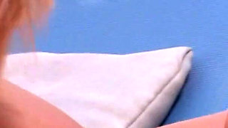 Two hot lesbian teens enjoy each other at the pool