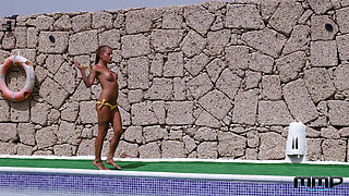 Girl In The Swimming Pool