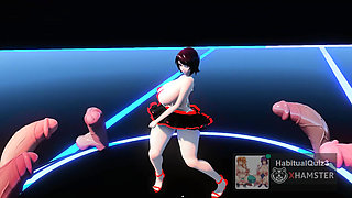 mmd r18 HI-Fi-RAVER CUM VER swallow big dick and big tits ebony milf ntr fuck hard swallow cum 3d hentai