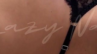 College Girl Testing Her New Gifted Vibrator