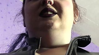 Smoking in My Purple Corset