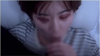 Erotic Girlfriend With Cock In Her Cheeks Even When Shes Riding On Her Face