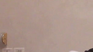 Hooded MILF Tied to the Bed, Fucked with Facial