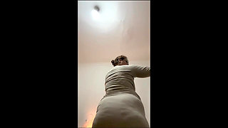 Step Mom Shows her big ass for me in my bedroom in the day time when dad is gone.