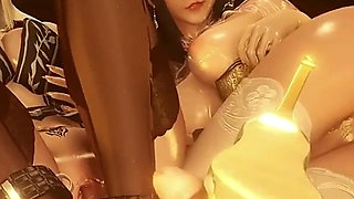 Lucky Solider Fuck 2 Beauty Lord's Wife - 3D Animation Hentai