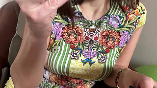 Wonderful Mature Wife Relaxation Video for Her Young Husband on a Business Trip!