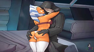 Star wars cartoon, walkthrough, orange trainer