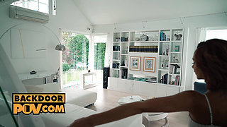 Hot and heavy POV anal with your new bride Veronica Leal