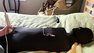 Blonde amateur MILF pov toys fingering shaved cunt