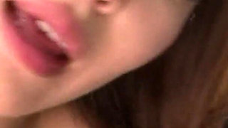 Japanese Babe Gets Her Hairy Cunt Pumped by Two Guys in the Subway