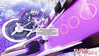 Radiant Alien - trans with girl in transgender sex - Futa3DX
