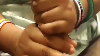 Mallu Aunty Cum Eating