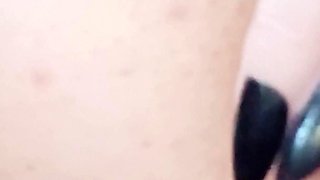 My Wife Done Water Enema and Plays with Anal Beads in Her Tight Anal, Really Wet