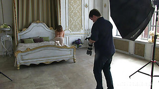 Katya Clover on photo session 'Call Me Clover' by Henry Sharpe (Antonio Clemens), backstage, NUDE-part 2