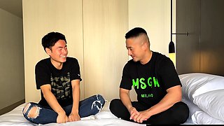 Handsome Asian Hiroya Pleases Kou Horny Hole