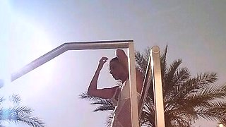 Big titted amateur teen Kira Queen screwed up in public