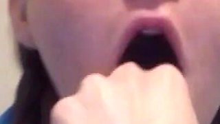 Gagging on Fingers