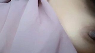 Horny Hijab Long Time No Fuck with Husband