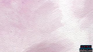 German teenie exposes her petite body