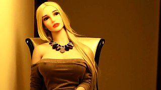 Blonde MILF Tebux Sex Doll with Big Tits for Deepthroating