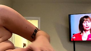 Close up cock jerking solo