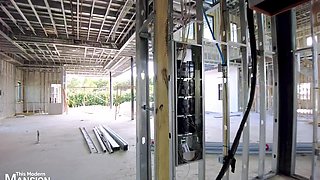 Husband of pornstar Cory Chase shows their new house being built