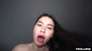 Petite Teen Matty Mila Perez Rough Fuck - Hardcore Doggystyle & Cum Swallow - Homemade POV