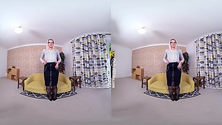 Lydia Jane - Sexy Secretary - Nylons Lingerie Striptease High Heels