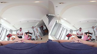 Slutty Gets Pounded in Gym