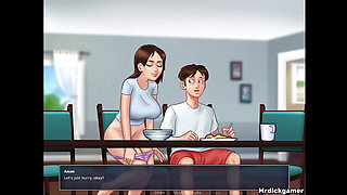 SUMMERTIME SAGA I fucked my stepsisters while my stepmom was in kitchen