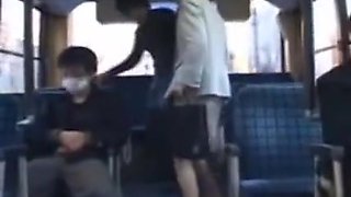 Publicsex Oriental Sucks Cock On The Bus