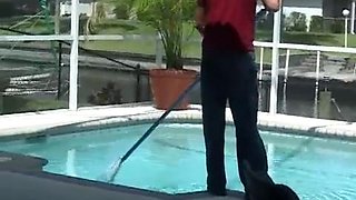 Desirae Spencer fucks pool guy: Big Tits, Big Ass  Blowjob Porn