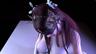 Beauty Young Princess and Her Solider - 3D Animation V543