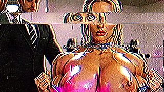 Athlete Lara in Gloryhole Club, Big Tits, Gloryhole Bukkake, Big Dick Sucking Cock