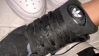Shoe Fetish - Messed up Her Shoes...